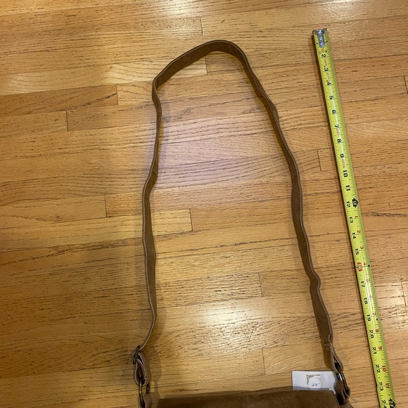 Brand new Raj Tan/Brown Suede Crossbody Purse (NWT) - Picture 16 of 16